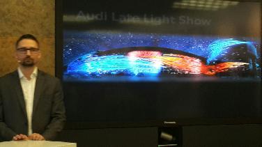 Videokunst im Mega-Format: Audi Late Light Show